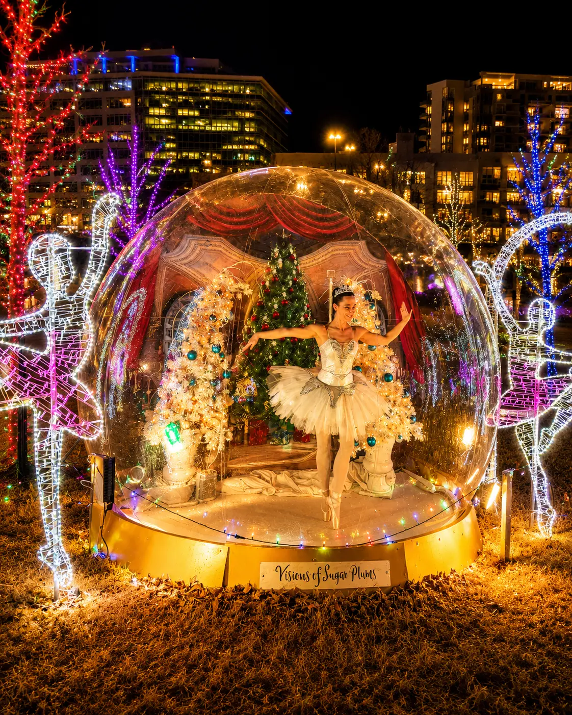 Prima Ballerinas and Sugar Plum Fairies at Carolina Holiday Light Spectacular Charlotte NC