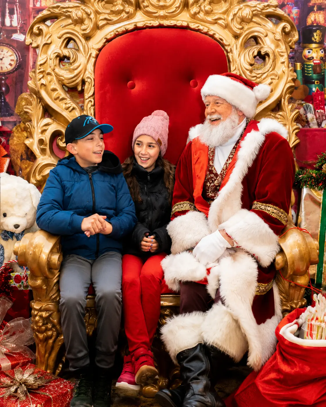 Santa Claus at Carolina Holiday Light Spectacular Charlotte NC