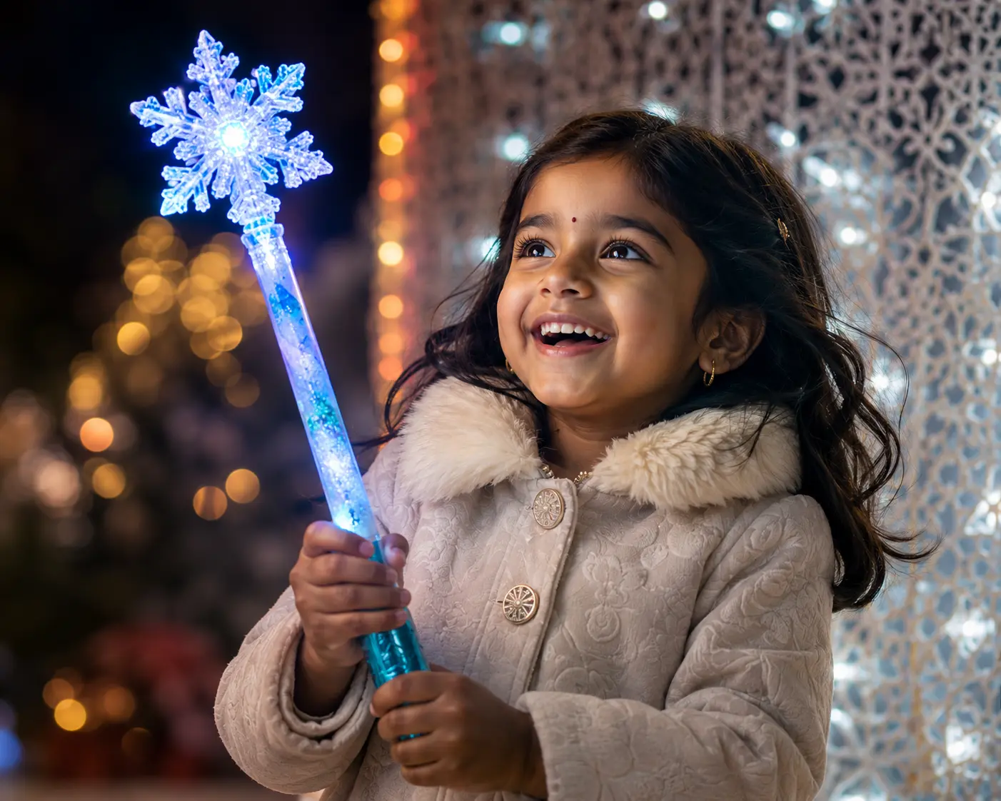 Magic Snowflake Wand at Carolina Holiday Light Spectacular